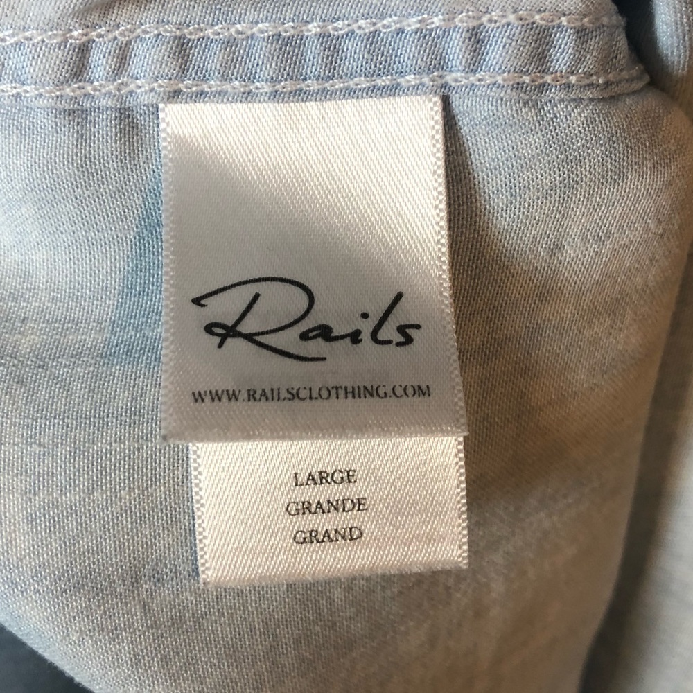 Rails Carter Melange Plaid Button Shirt - image 6